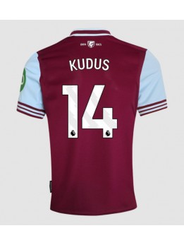 West Ham United Mohammed Kudus #14 Domaci Dres 2024-25 Kratak Rukavima